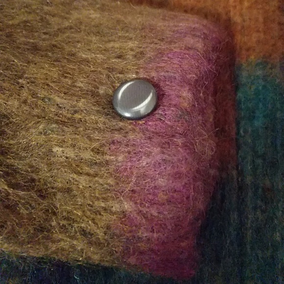 Multicolored wool coat - Picture 2 of 9